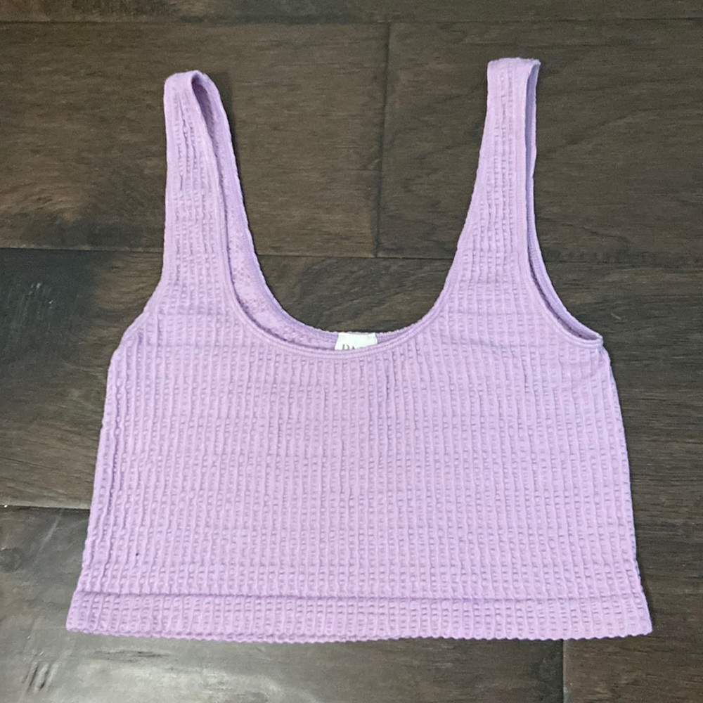 Seamless Orchid Lettuce Tank | PacSun